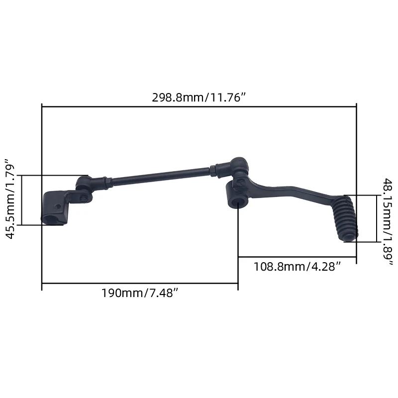 Мотоцикл левый рычаг переключения передач передняя подставка для ноги кронштейн педали для KAWASAKI NINJA 300/250/R Z250 Z300 EX250 EX300 2013-2018