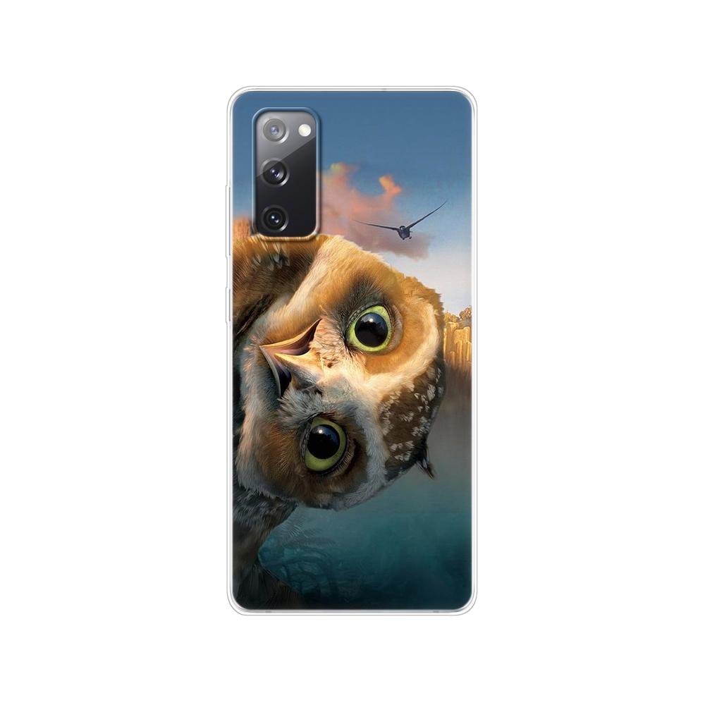 Чехол для Samsung Galaxy S20 FE 6,5 "Мягкий силиконовый чехол из ТПУ на заднюю панель телефона для Samsung S20 fe, бампер GalaxyS20 FE S20FE, принципиально чехол