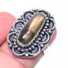 Natural Wonderful Labradorite Gemstone 925 Sterling Silver Ring Size 6 l4E69