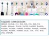 4 Pcs Electric Toothbrush Replacement Heads For Oral B Toothbrush Nozzles Soft Bristles Tooth Brush Head Oral Clean Care EB-17P