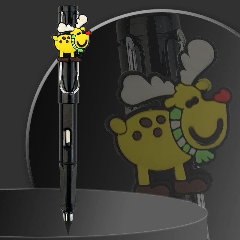 Вечный черный механический карандаш: Не требует заточки, Без чернил, Неломающийся грифель, Идеальный инструмент для письма для студентов