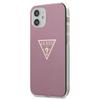 Etui do iPhone 12 mini Guess Hardcase Metallic Collection Różowe