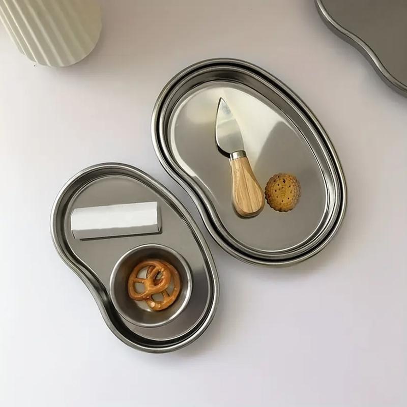 1шт поднос из нержавеющей стали многофункциональный поднос для хранения ювелирных изделий косметический поднос для татуировок нестандартный дизайн SML