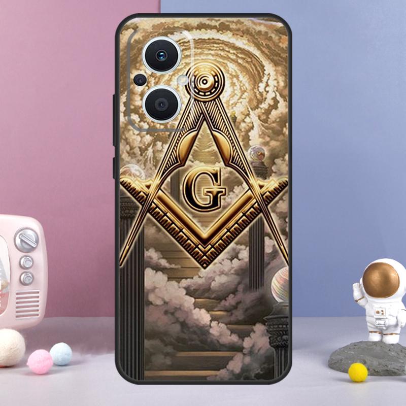 Freemasonry Logo Symbol Funda For OPPO Reno 8 Lite 11F 12F 13F 14F 10 11 12 13 14 Pro OPPO Find X9 X5 X6 X8 Pro Case