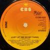 7-дюймовая пластинка SINE - Просто дайте мне делать свое дело SCBS6351 CBS 1978 UK Соул/Фанк Б/У