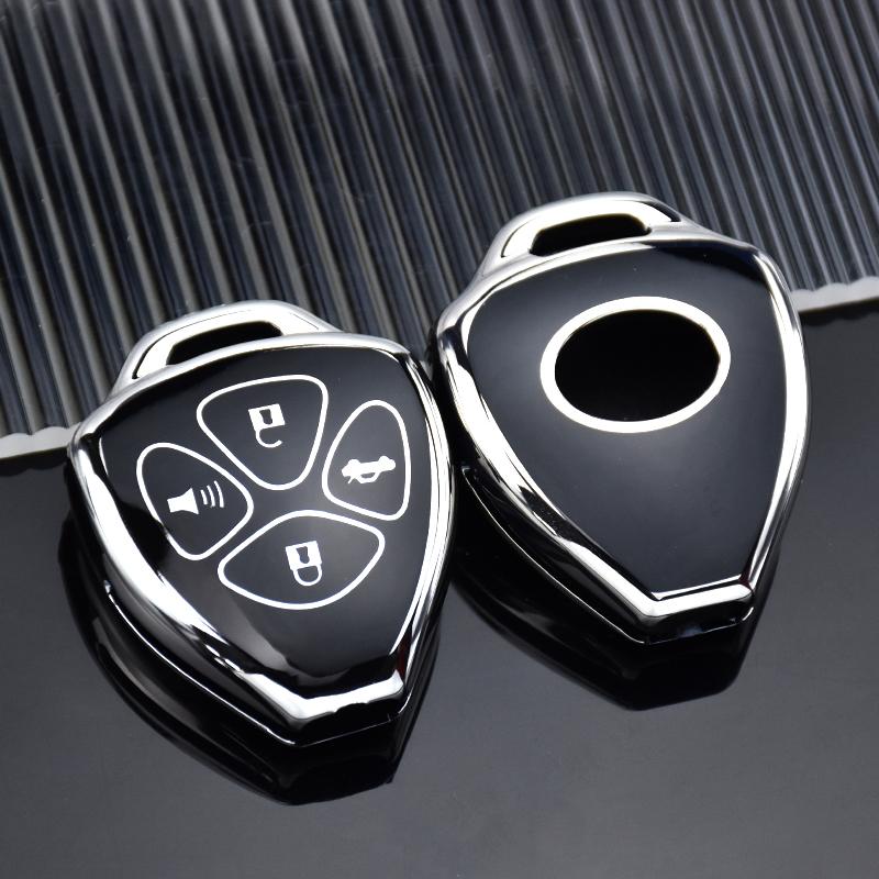 2 3 4 Buttons TPU Car Key Cover Remote Shell Bag for Toyota Avalon Corolla Camry RAV4 Crown Reiz Venza Matrix Case Accessories
