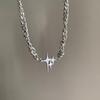 Gothic Punk Y2K Star Necklace for Men and Women