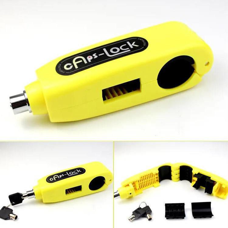 Распродажа Электрическое транспортное средство Противоугонный замок на руль и дроссельную ручку с сигналом и защитой тормоза из мотоциклетного сплава