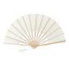 Складной ручной веер Ажурный ручной веер Свадебная годовщина День рождения Украшение для вечеринки Молочно-белый