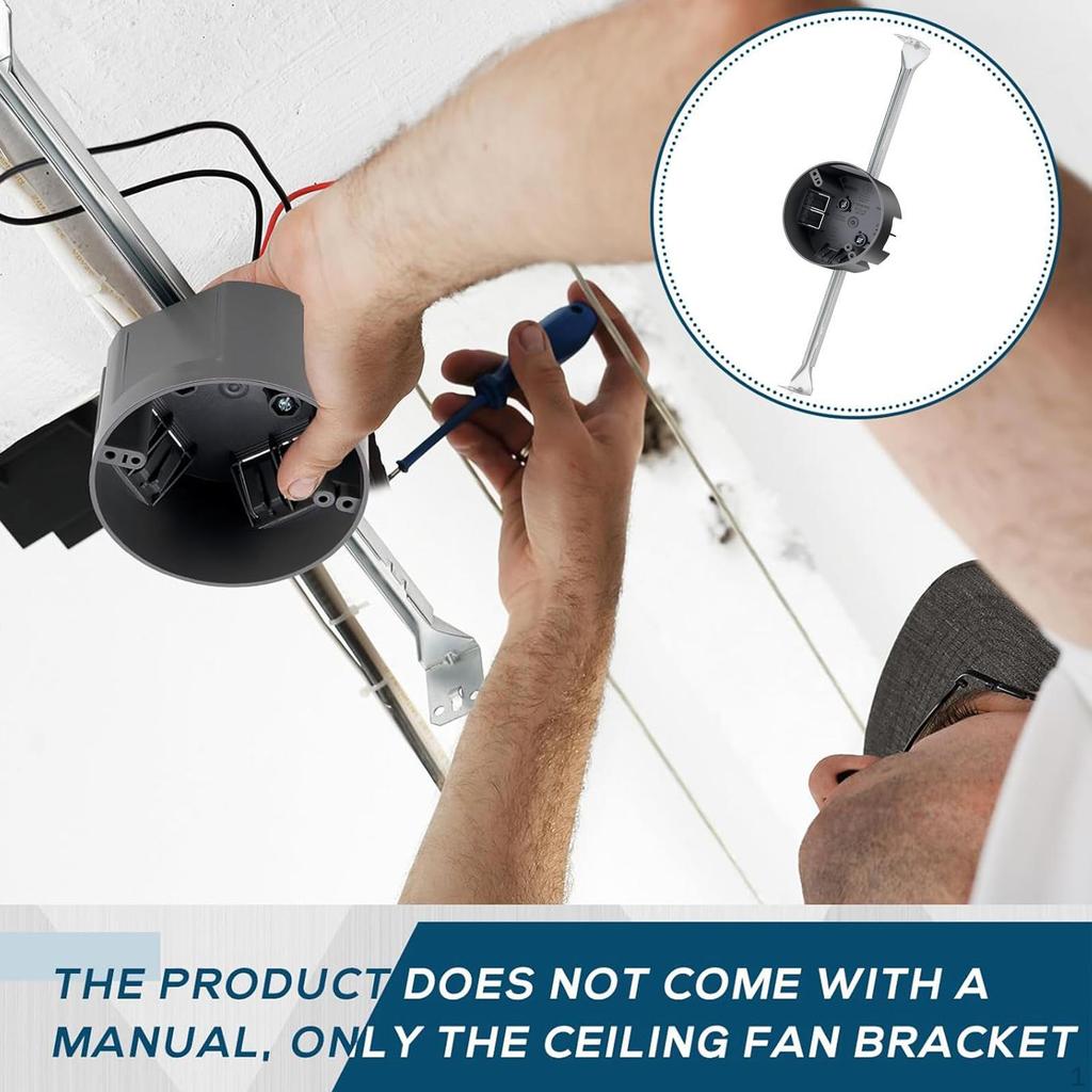 Потолочный вентилятор Кронштейн Электрическая коробка Круглая розетка Коммерческий монтажный кронштейн