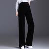 New Winter Style Velvet Gold Velvet Wide-leg Pants for Women Draped Trousers High Waist Straight-leg Casual Versatile Women's Pants