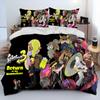 S-Splatoon Game Gamer Cartoon Comforter Bedding Set,Duvet Cover Bed Set Quilt Cover Pillowcase,King Queen Size Bedding Set Kids