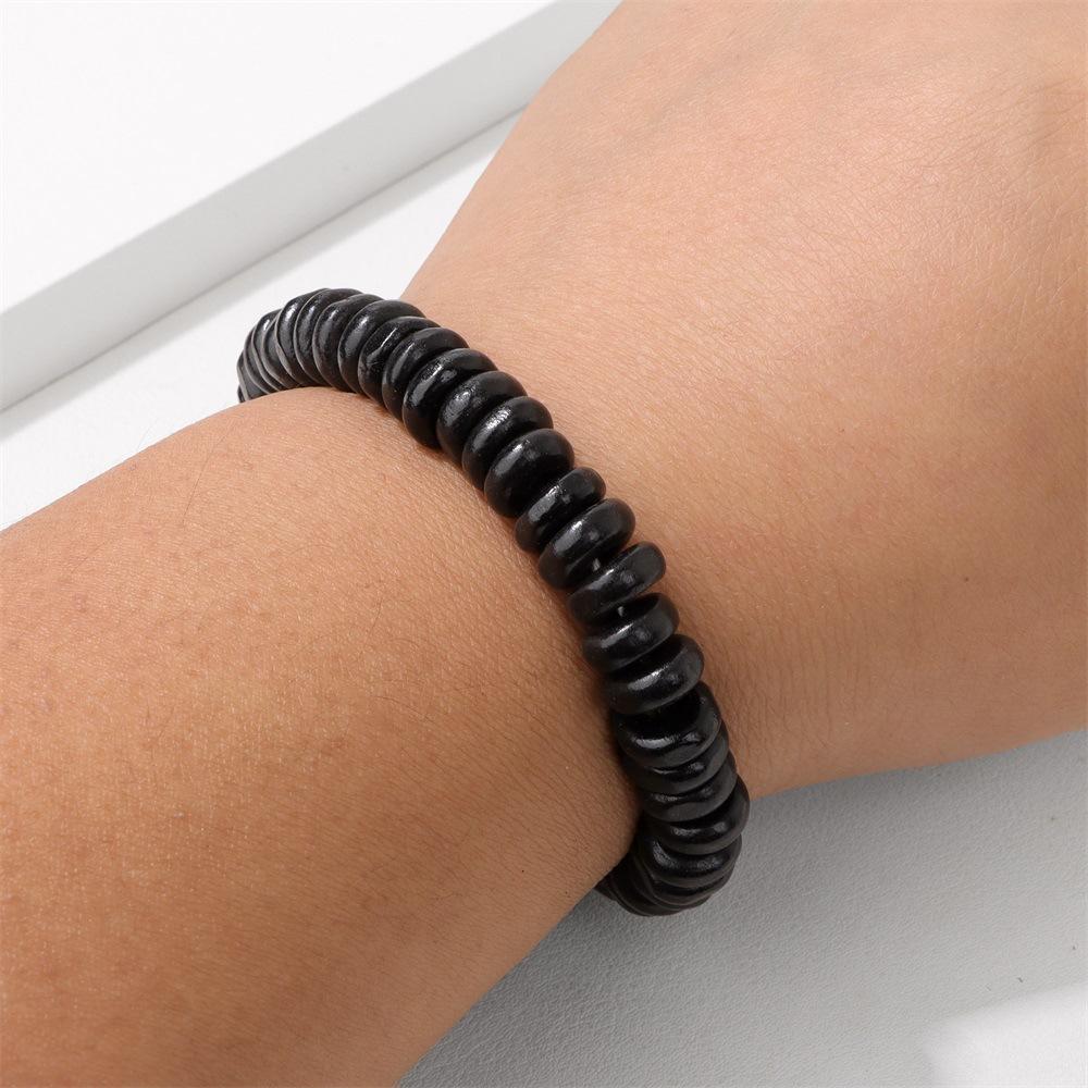 JYL TS Bracelet Men's Volcanic Stone Crown Set Bold Enhances Authority And Luck