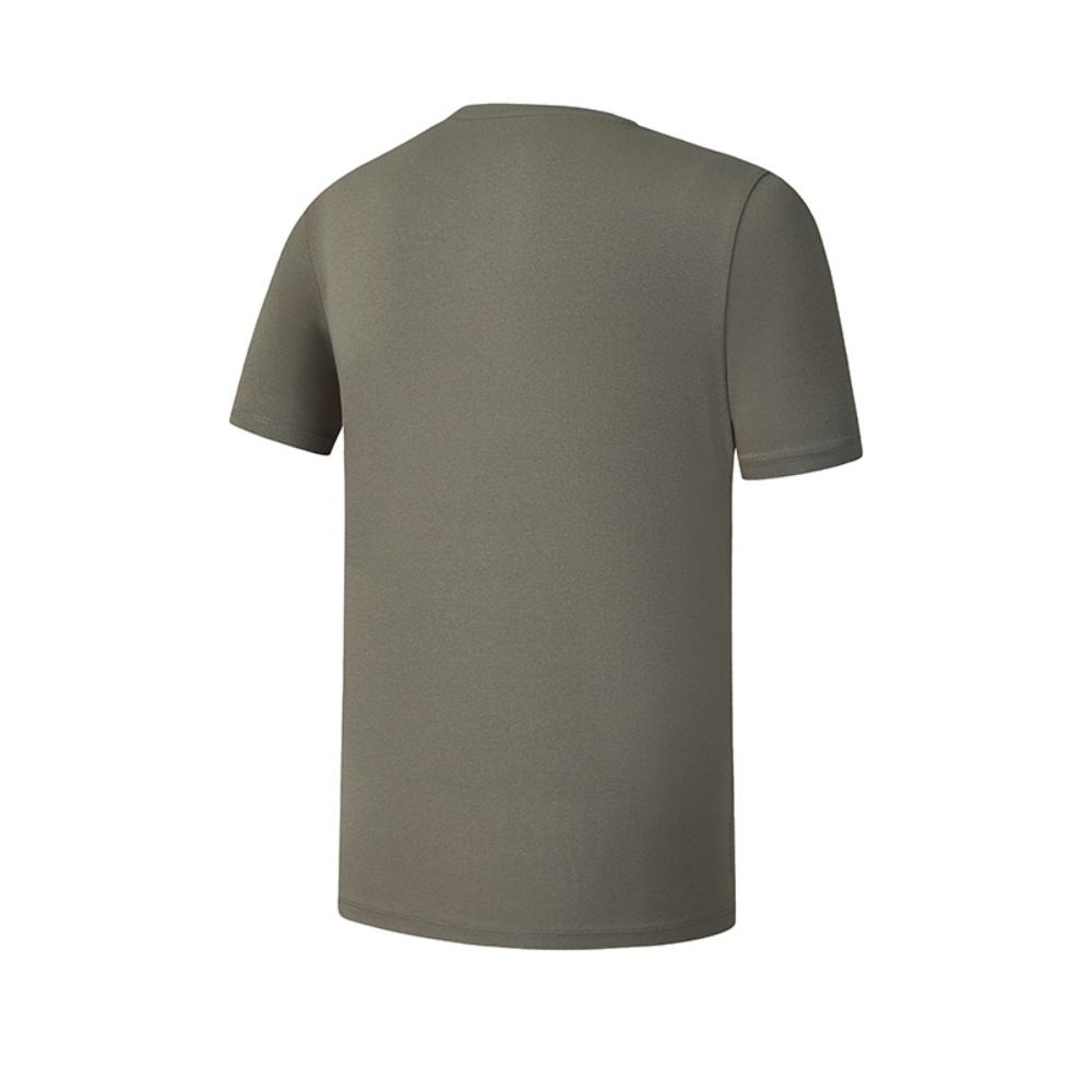 FILA Fitness T Shirts Men's Woody Umber Crew Neck Moderate Straight Fit A11M531109FBN