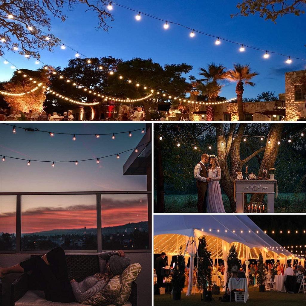 50/100 Leds Crystal Ball Waterproof Solar Outdoor String Lights Solar Powered Globe Fairy String Lights for Outside Garden, Yard, Home, Patio