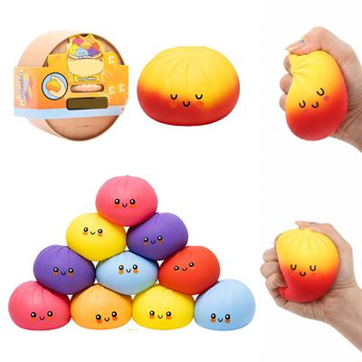 Игрушка-булочка Медленно поднимающаяся Игрушка-антистресс Случайный цвет