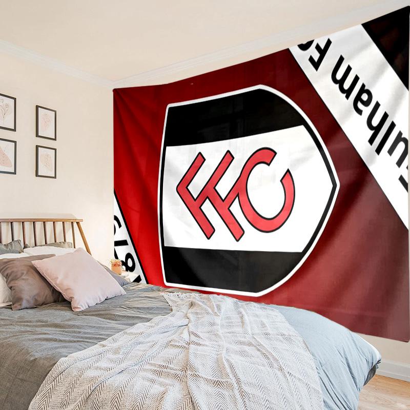 Fulham Crest Design Tapestry, Unique Design Tapestry, Wall Decor for Bedroom,Livingroom, Playroom,Heartwarming Fan Holiday Gifts