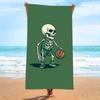 New, Double-sided Velvet Beach Towel Quick-drying Sports Towel Printed Bath Towel