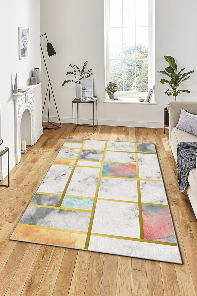 Современный домашний ковер с 3D-печатью, декоративный специальный дизайн, моющийся, нескользящий, устойчивый к пятнам мягкий коврик для спальни, гостиной