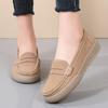 Women Faux Suede Casual Shoes Autumn New  Platform Shoes Woman Fashion Brand Designer Women Flat Soft Sole Non-slip Shoes