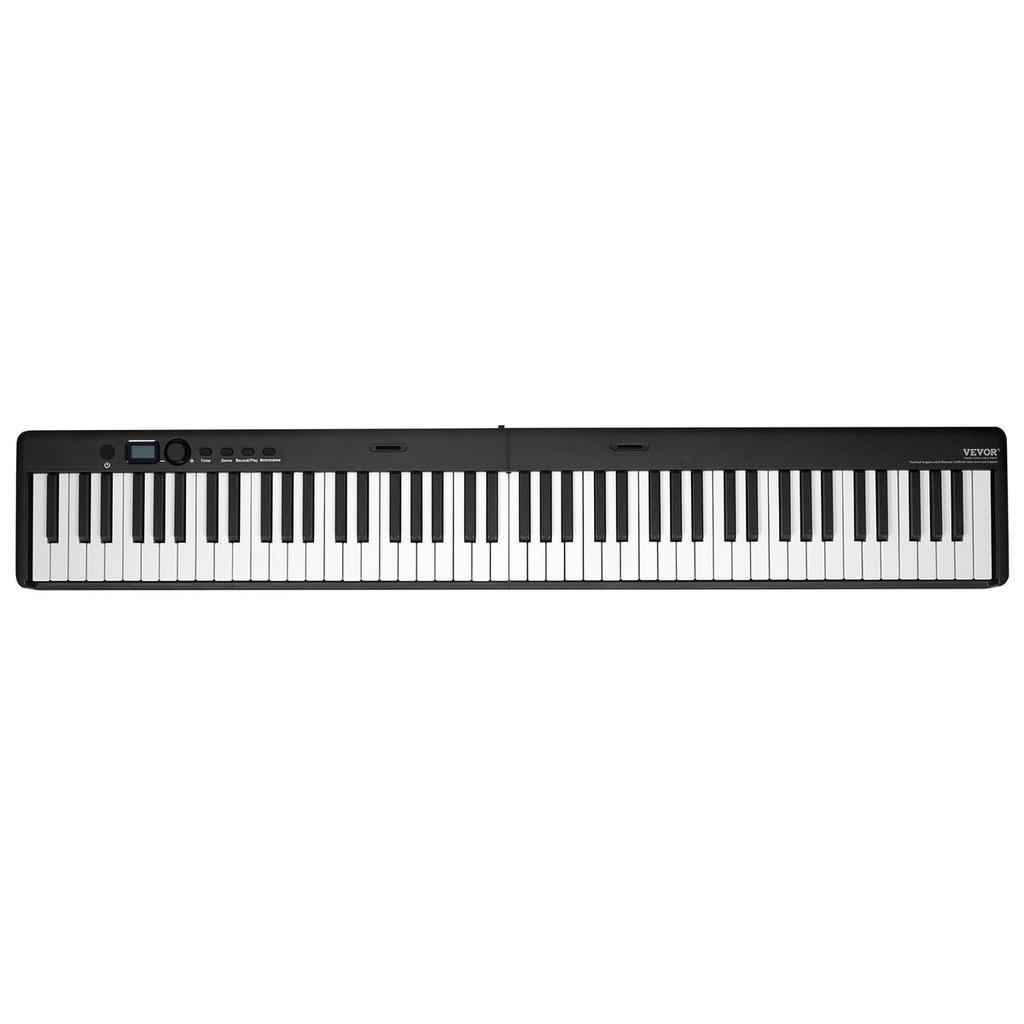 Складная клавиатура-пианино 88 клавиш, портативная, складная, Bluetooth MIDI, с подставкой