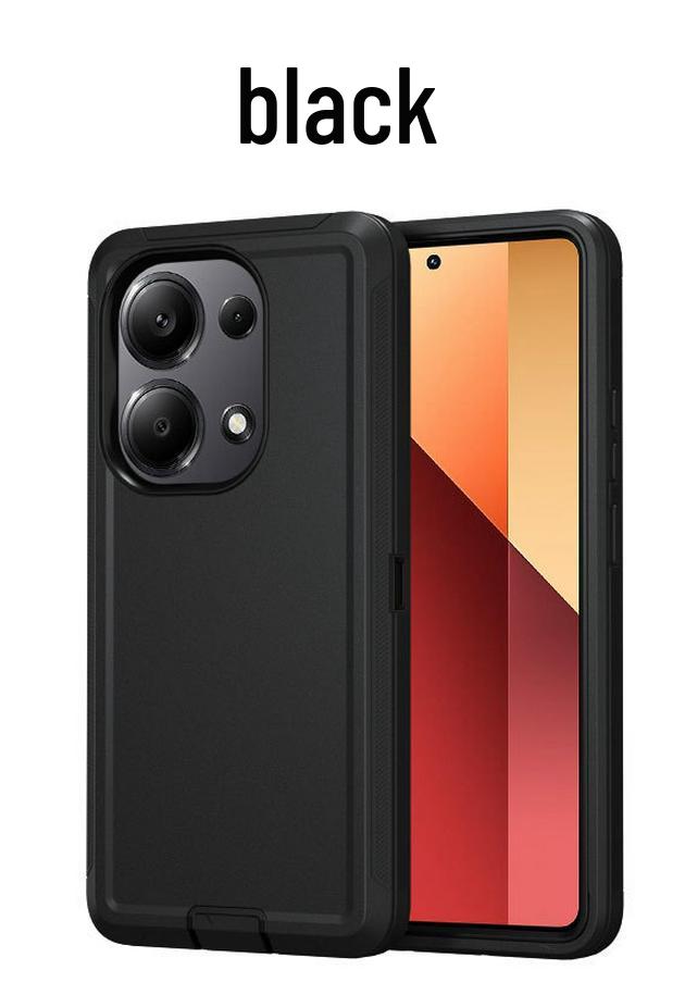 Защитный чехол для телефона Redmi Note 13 Pro и POCO M6 Pro с защитой от падений и полным покрытием