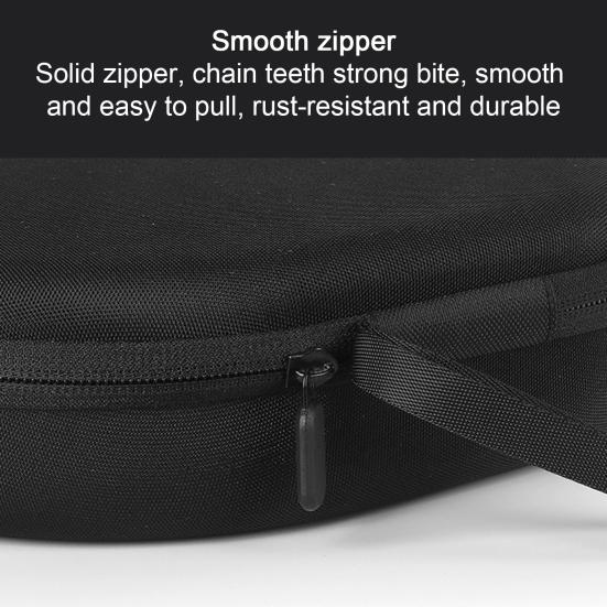 Headset Case Mesh Pocket with EAV Shockproof Handle Strap Portable Earphone Storage