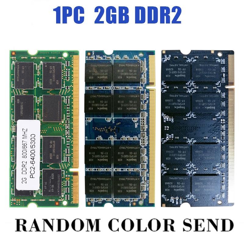 Низкая плотность 2 ГБ DDR2 PC2-5300 667 МГц 200-контактная память для ноутбука SO-DIMM Оперативная память для ноутбука