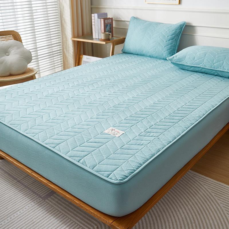 Хлопковая водонепроницаемая простыня на подкладке, утолщенная стираная хлопковая трехсекционная наматрасница Simmons