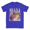 Diana Princess Of Wales 90s Style Men's T Shirt Tees Short Sleeve Crewneck T-Shirts 100% Cotton Graphic Printed Clothing