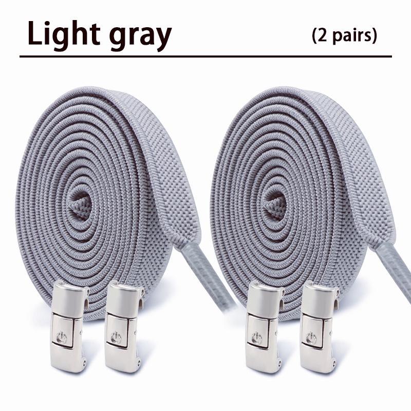 2 пары шнурков 8 мм без завязывания, шнурки с кнопочным замком без завязывания, эластичные шнурки для кроссовок, детские, взрослые, расширенные плоские шнурки для обуви