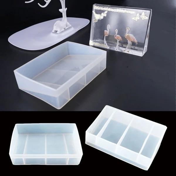 New Silicone Mould Dried Flower Resin Decorative Craft DIY Photo Frame Mold Epoxy Resin Molds For Jewelry Wholesale