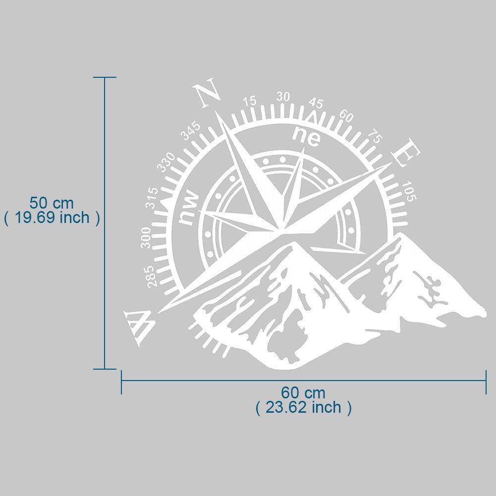Светоотражающая лазерная ПВХ-наклейка с компасом для автомобильной двери, капота, кузова, боковых наклеек, виниловая пленка для внешнего стайлинга автомобиля, листы фольги