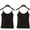 Women's Solid Color Slim Fit Camisole - Anti-Exposure Base Layer (1-2 Pieces) for Inner or Outer Wear