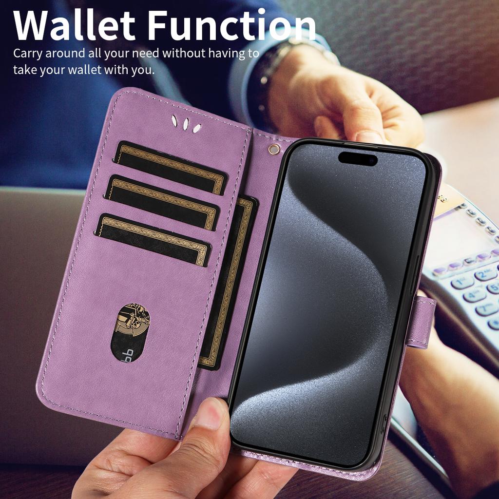 Чехол-кошелек-раскладушка для Samsung Galaxy A13 с тиснением