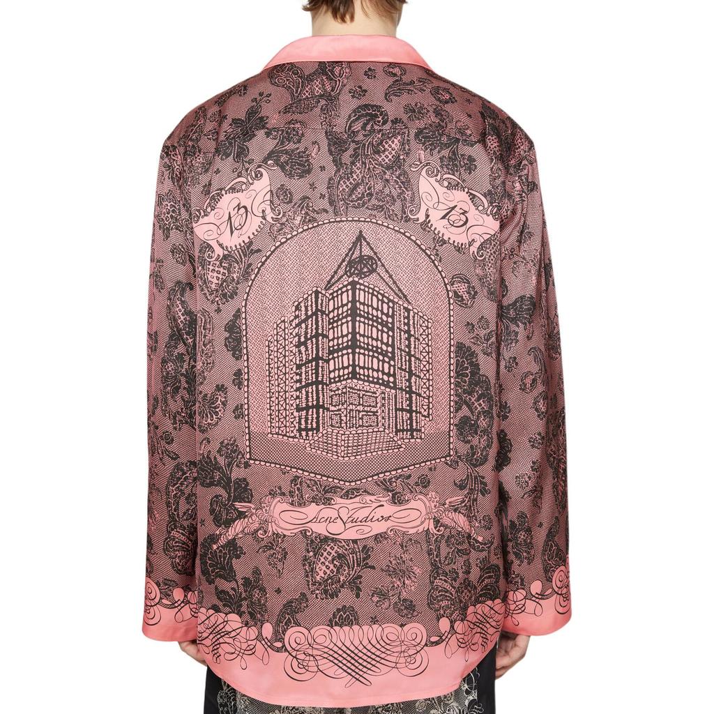 Acne Studios Floral Printed Long Sleeved Shirt BB0586-BR0
