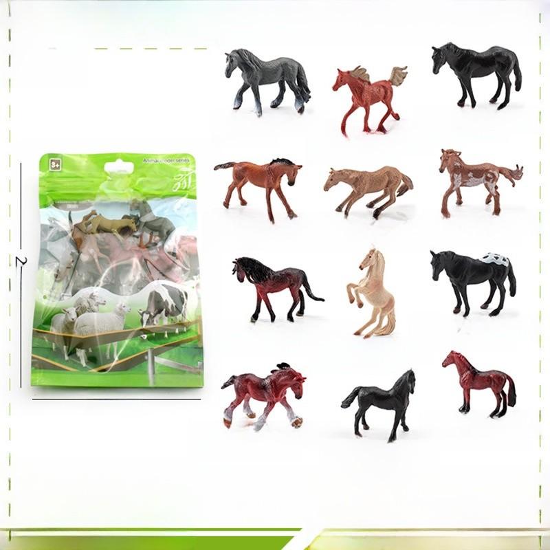 Ферма Курица Свинья Овца Животное Симуляция ПВХ Модели С Трактором Для Обучающей Игры И Энтузиастов Фермы