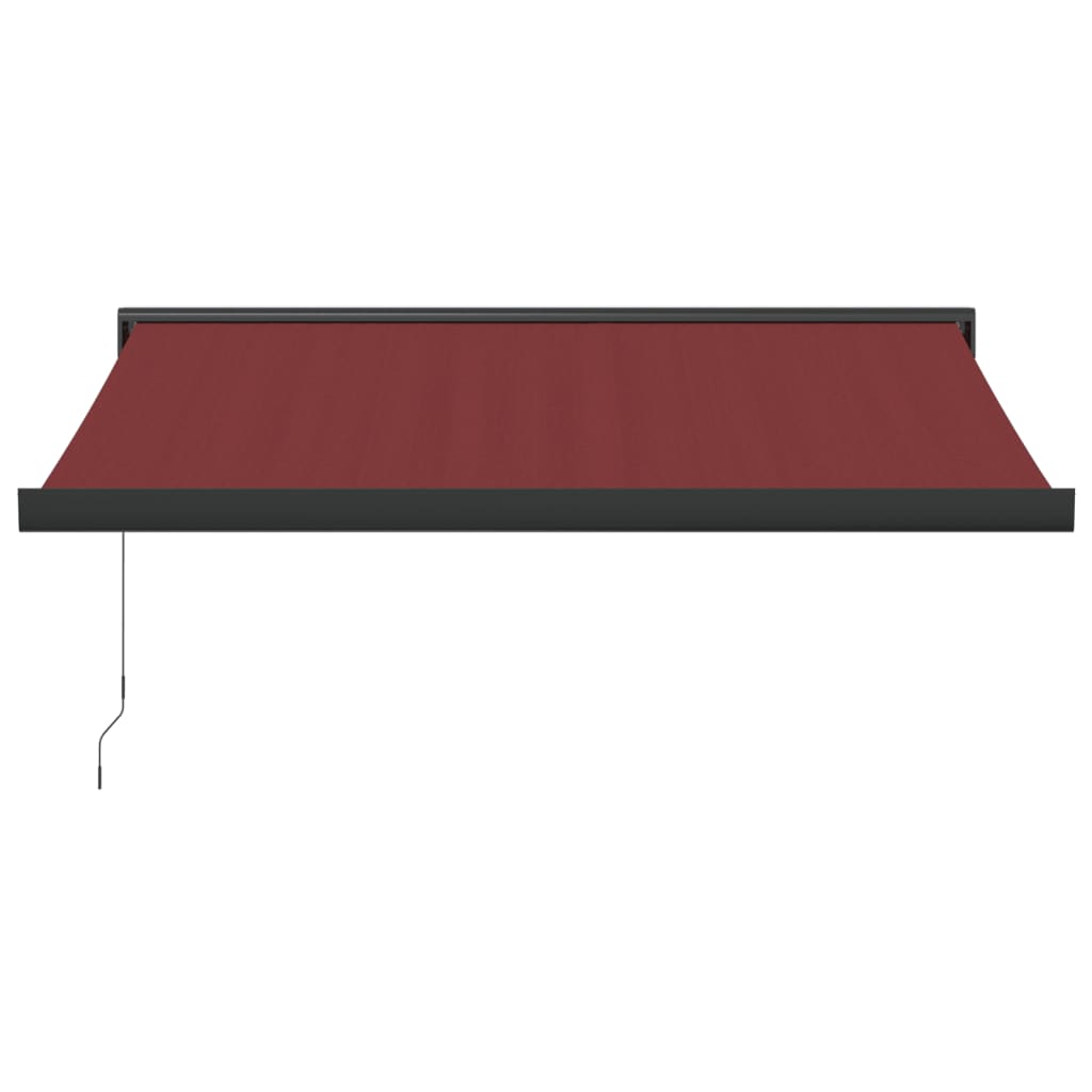 Manual Awning Burgundy Red 350 x 250 cm