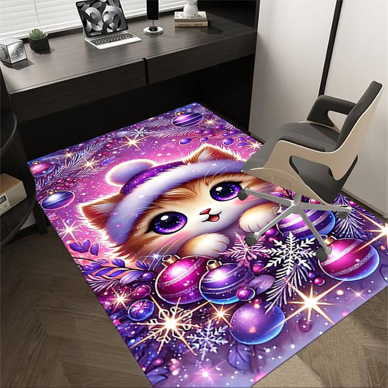 1 шт. кошачий коврик Extra Large, нескользящий ковер для пола, для офиса, семьи, студии, ковер для большой площади, ковер для помещений, яркий акцент