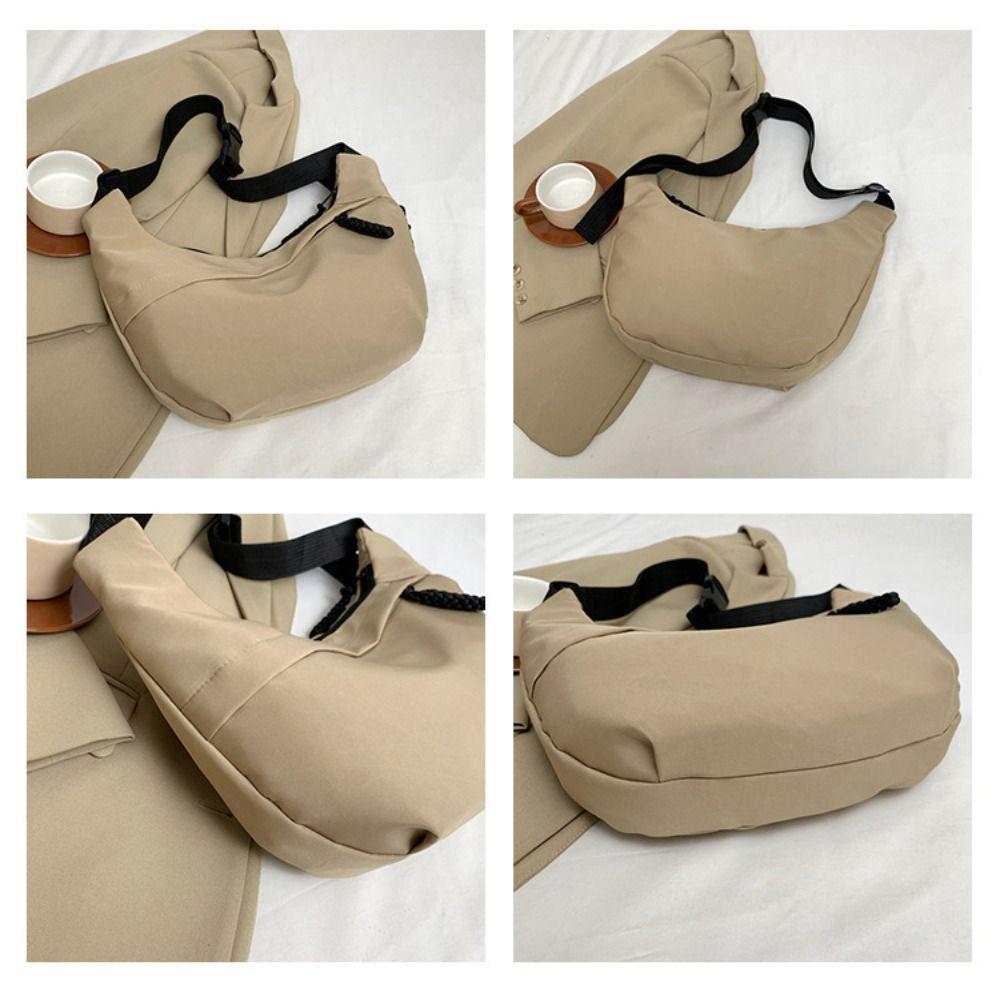 Nylon Single Shoulder Bags Handbag Large Capacity Sports Bag Fashion Oxford Dumpling Bags  Unisex