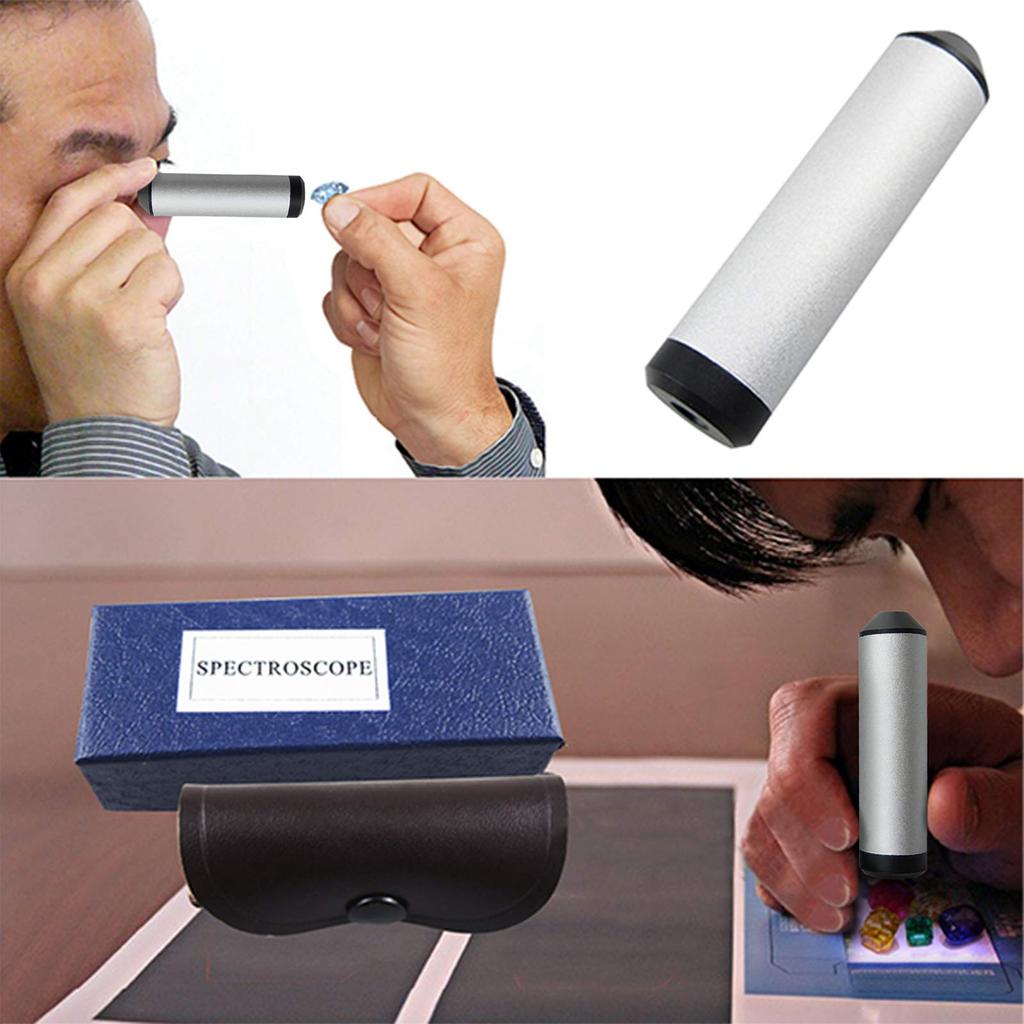 Ручной прочный небольшой дифракционный спектрометр 55 мм, лупа для ювелирных изделий, ювелирный замок, штамп, монета, часы, хобби, антикварные марки
