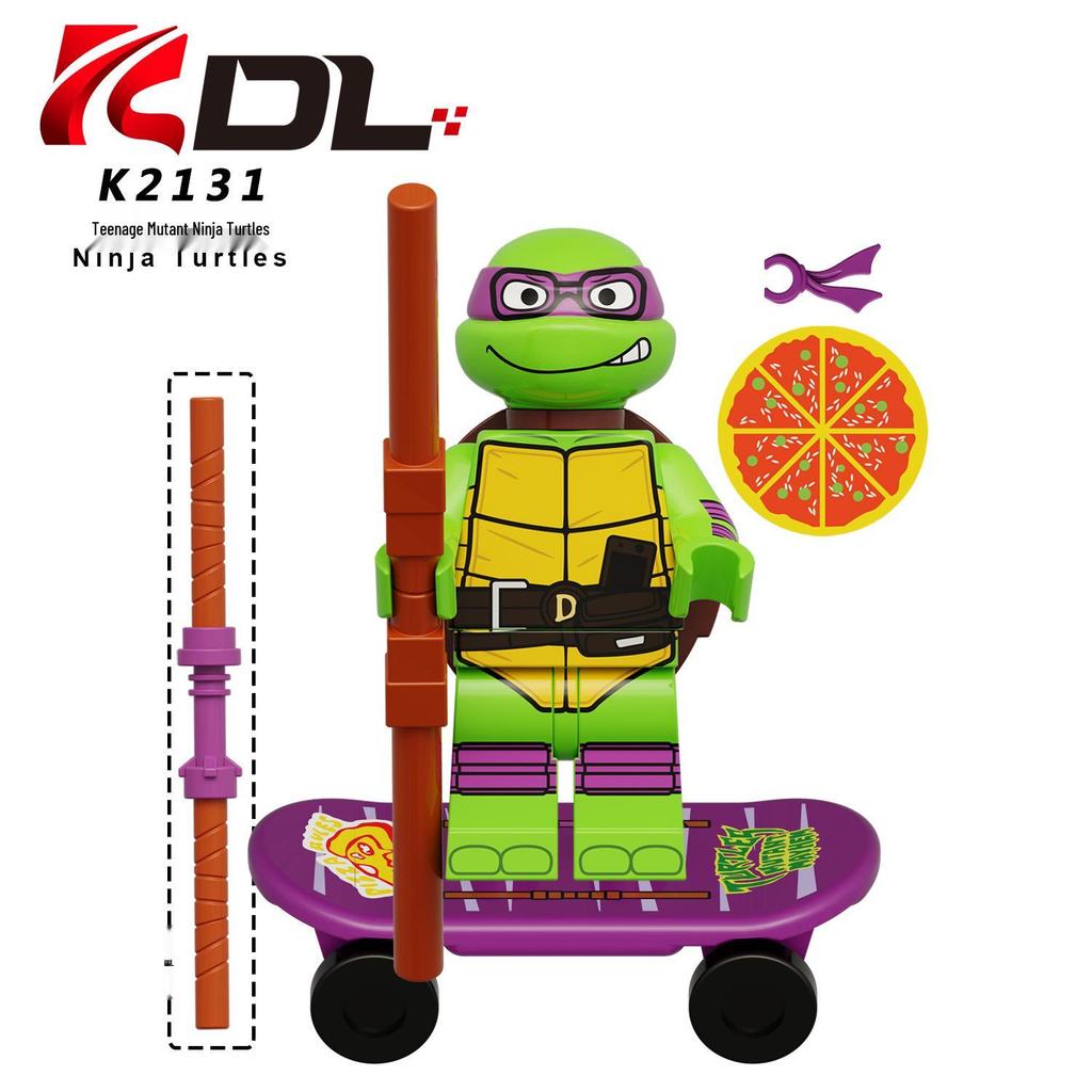 KDL831 KDL817 Teenage Mutant Ninja Turtles Minifigure Building Block Toy Set