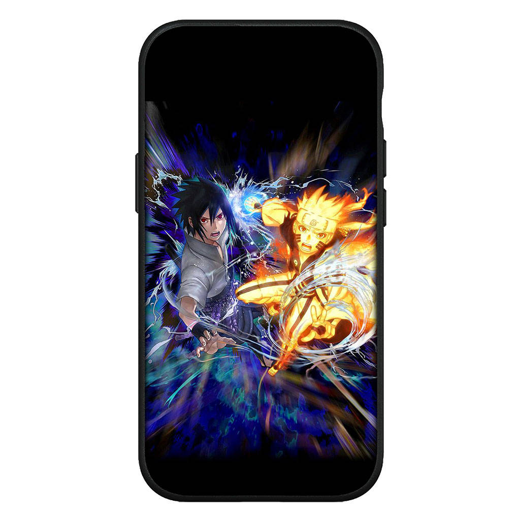 Чехол для iPhone 16 15 Xiaomi Redmi Note 14 13 12 11 Pro Max X 8 9 16e Samsung Galaxy S25 S24 S23 Moto E15 OPPO Huawei Наруто Учиха Саске чехол для телефона