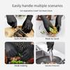 Chef's Special Black Women's Nitrile Disposable Gloves - Food Grade, Ideal for Kitchen, Baking, and Housework.