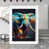 Modern Elephant Canvas Painting Wall Art Large African Animal Wildlife Poster Prints For Living Room Home Decor Mural Cuadros No Frame