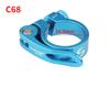 Aluminum Alloy Bicycle Seatpost Clamp Seat Tube Clamp MTB Bike Seat Tube Clip Bike Parts Bike Saddle Seat Clamp 28.6/31.8/34.9mm