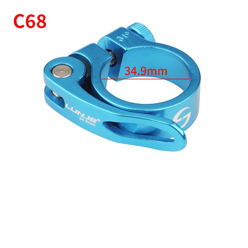 Aluminum Alloy Bicycle Seatpost Clamp Seat Tube Clamp MTB Bike Seat Tube Clip Bike Parts Bike Saddle Seat Clamp 28.6/31.8/34.9mm