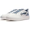 Li Ning Yuan Bao V2 Versatile Casual Comfortable Thick Sole Height Increasing Non-Slip Wear-Resistant Skate Shoes Men Sneakers White Blue AGCU111-3