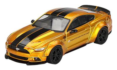MINI GT Ford Mustang LB Gold Готовый продукт 1/64 LBWORKS (Левый руль) MGT00847-L