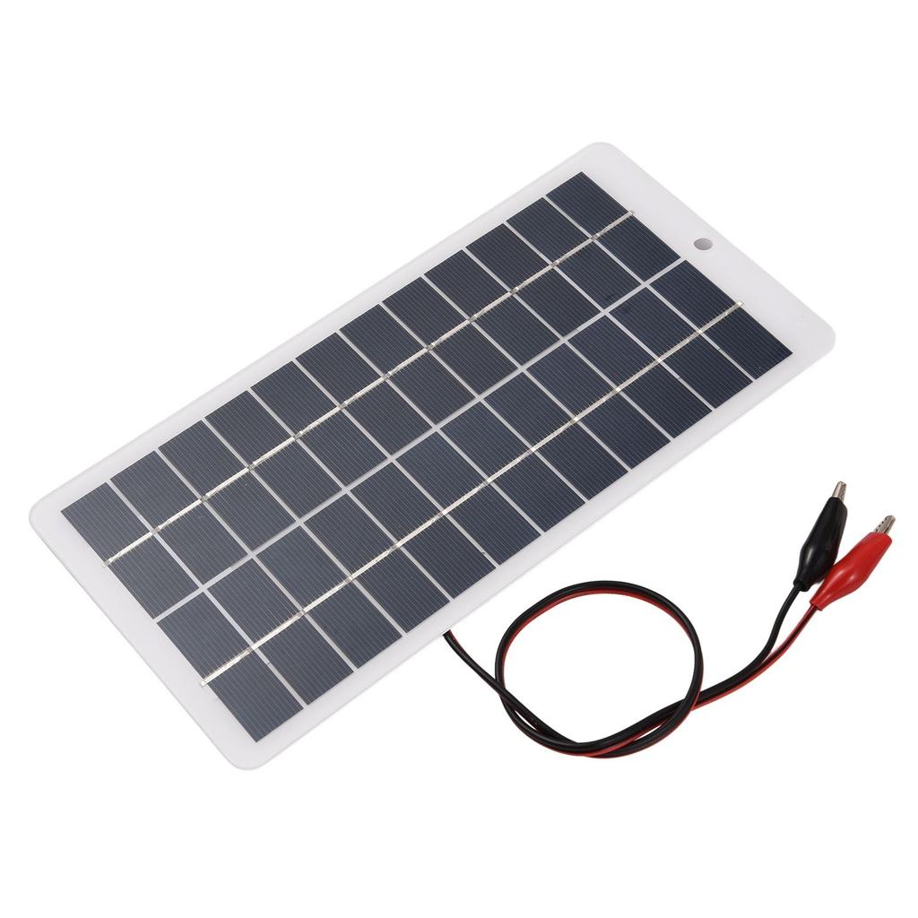 5 Вт 12 В Солнечная панель Портативная солнечная энергия Поликристаллический кремний Солнечное зарядное устройство Мини Высокоэффективный солнечный модуль с